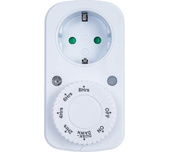 Изображение товара Розетка с таймером FERON (с датчиком освещенности) 3600W/16A 230V, TM28 51435