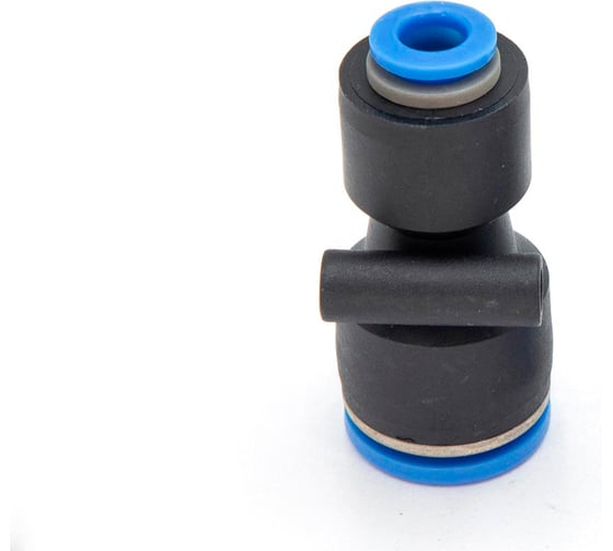 Изображение товара Фитинг пневматический цанговый пластиковый прямой переходной HIMPT PG 12-6 00-00009990