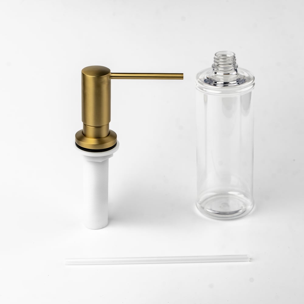 Изображение товара Дозатор для жидкого мыла Grandex AQUA Joy GOLD 9000261 встроенный механический