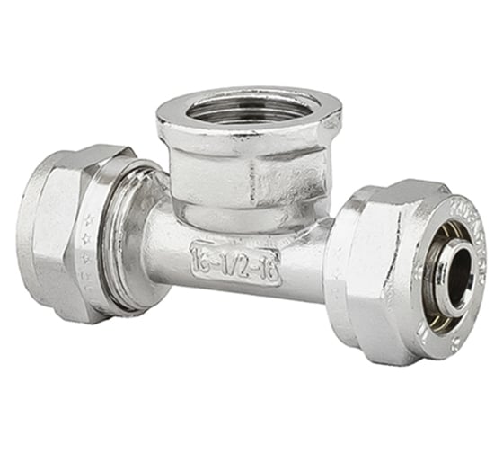 Изображение товара Тройник обжимной PROFACTOR ц/в/ц, 16 х 1/2 х 16 PF PF 450