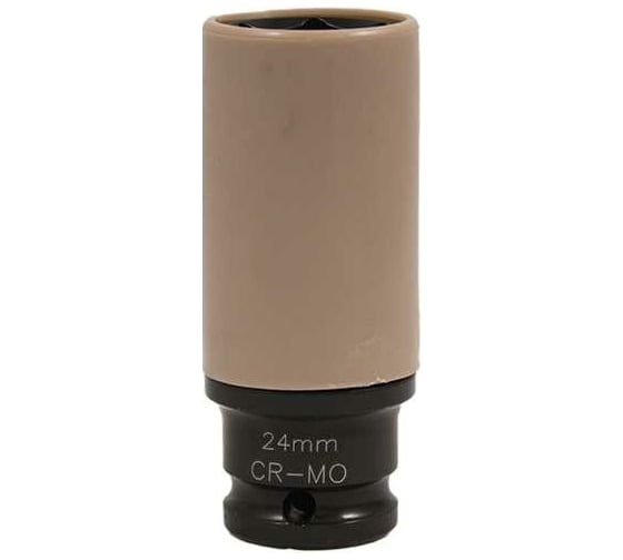 Изображение товара Головка ударная 6-гранная тонкостенная, с пластиковой защитой (24 мм; 1/2"DR) NORM HP-24