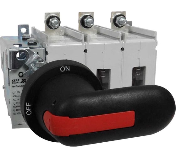 Изображение товара Выключатель нагрузки КЭАЗ OptiSwitch DI-2-200-3P 274891