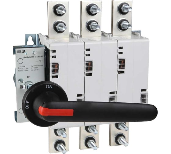 Изображение товара Выключатель нагрузки КЭАЗ OptiSwitch DI-4-1250-3P 275544