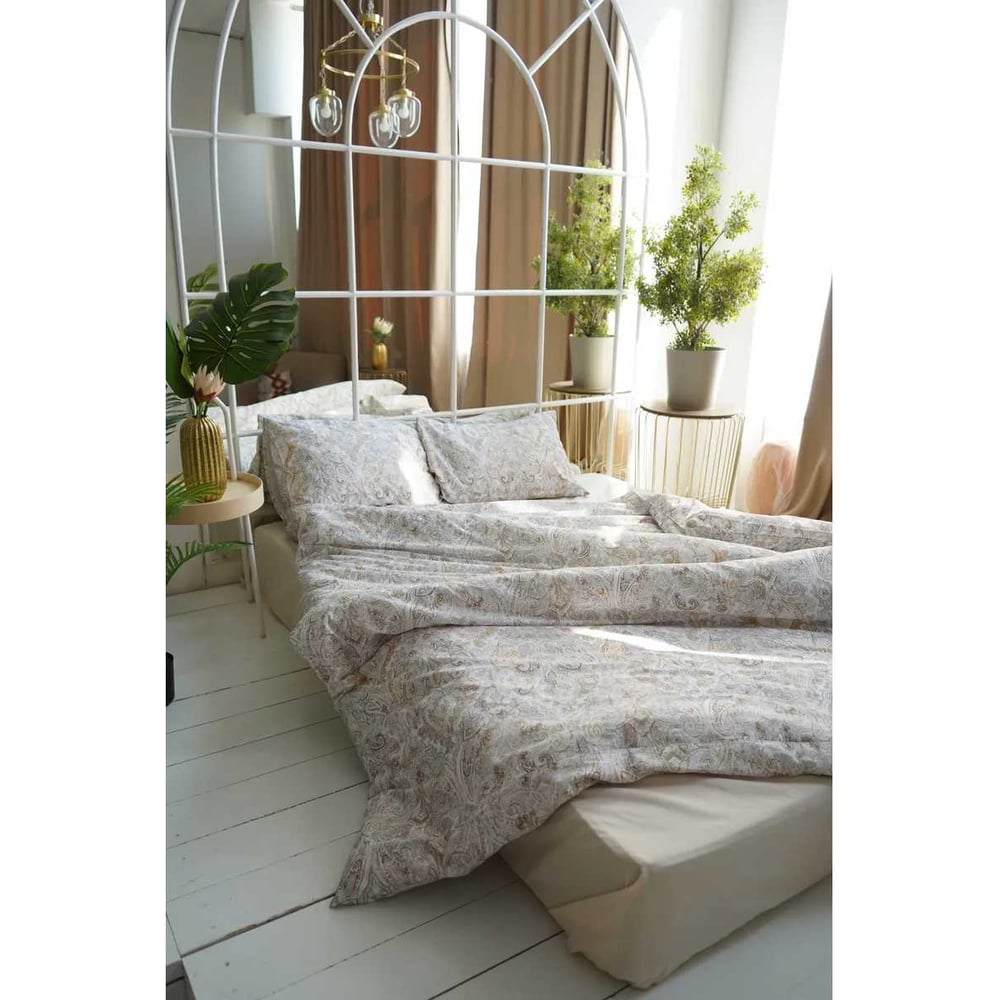 Изображение товара Комплект постельного белья CASADELGUSTO евро Mara Colina сатин 250 TC