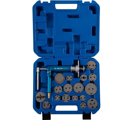 Изображение товара Приспособление для утапливания поршней тормозных цилиндров KING TONY 18 предметов 9BC251