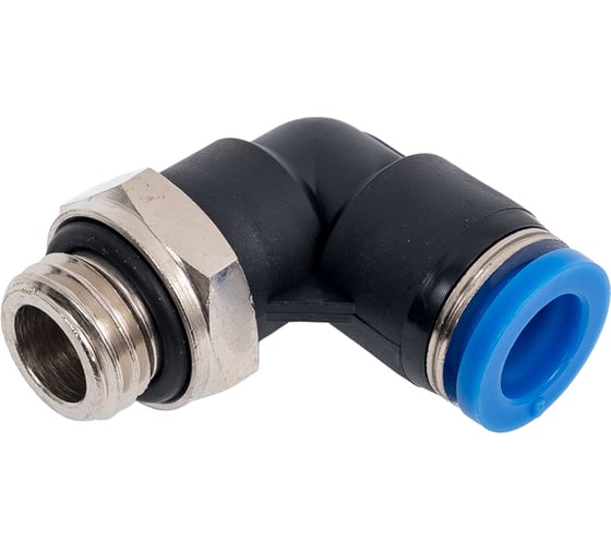 Изображение товара Пневмофитинг цанговый L-образный HIMPT, с наружной резьбой PL 8-М12х1.5 00-00012493