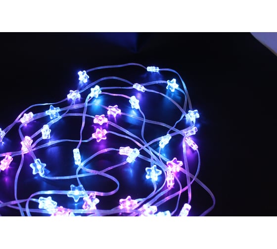 Изображение товара Гирлянда праздничная светодиодная Фарлайт умная Звезда 10 м USB 66 LED с управлением через смартфон и ПУ IP20 FAR002384