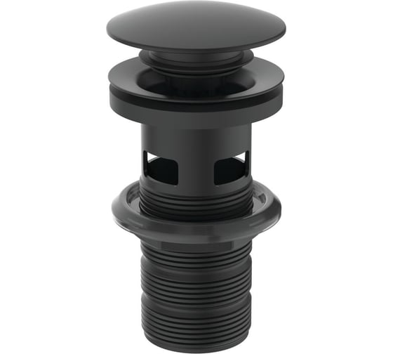 Изображение товара Клапан донный Ideal Standard с переливом 1 1/4" латунь, черный матовый E1482XG 025-1764