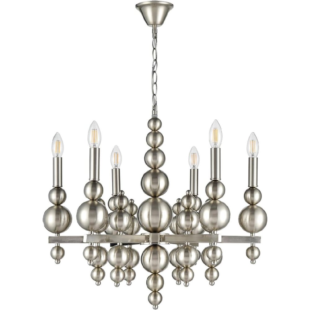 Изображение товара Люстра Lumion NANA 8107/6 6 ламп E14 современный дизайн никель