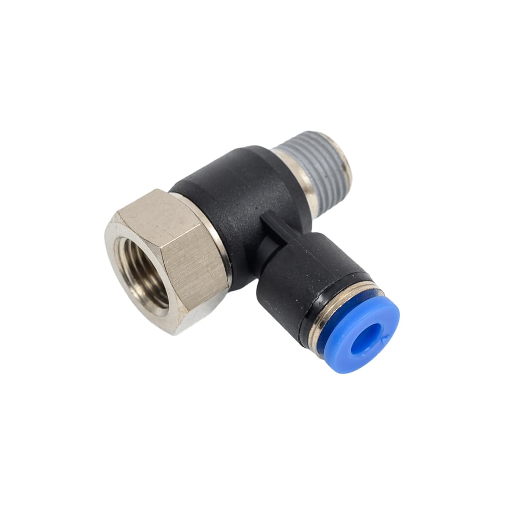 Изображение товара Пневмофитинг цанговый Т-образный HIMPT PHF 4-G01 R1/8 00-00014098 надежное соединение