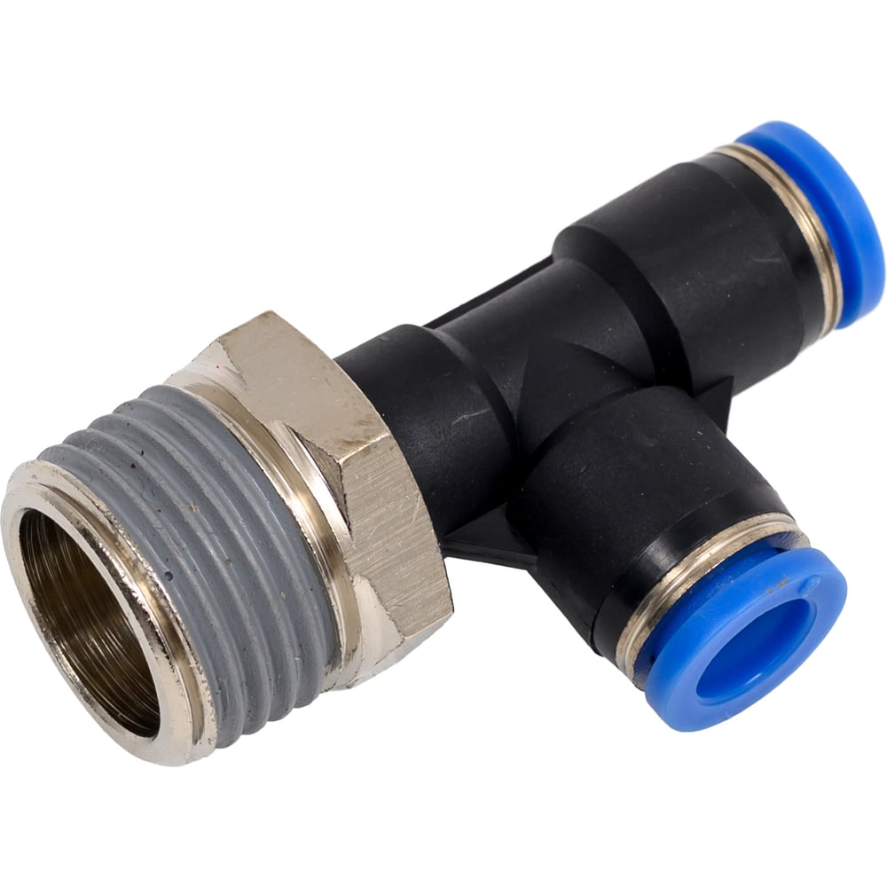 Изображение товара Пневмофитинг цанговый Т-образный HIMPT PD 8-04 R1/2 00-00014125