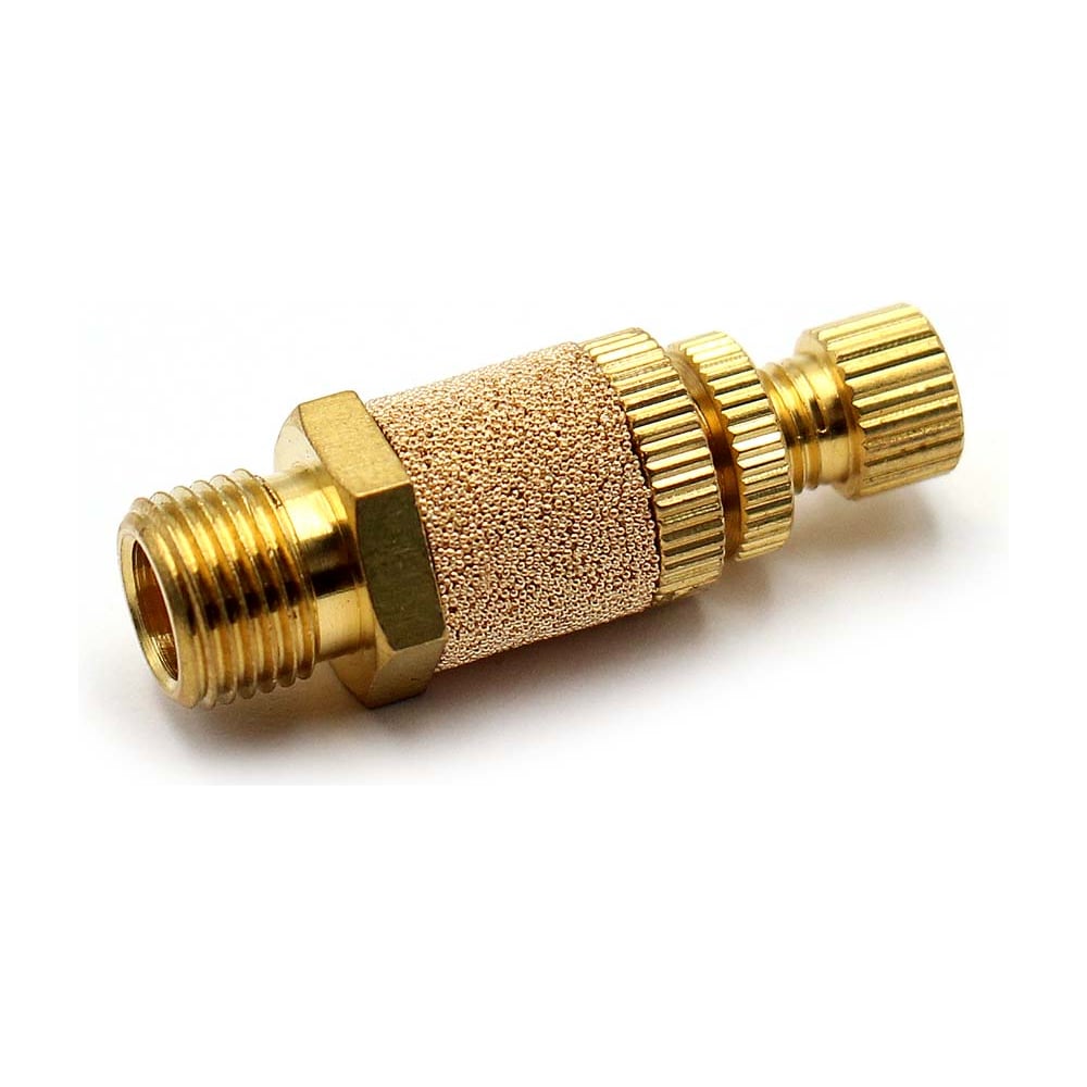 Изображение товара Глушитель выхлопа латунный с регулятором HIMPT BESL 01 R1/8