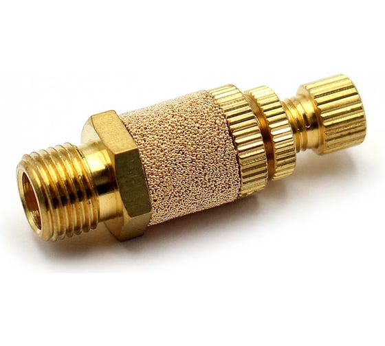 Изображение товара Глушитель выхлопа латунный наружная резьба с регулятором HIMPT BESL 03 R3/8 00-00017537