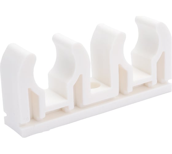 Изображение товара Крепление Blue Ocean клипса двойная U-типа для труб полипропиленовая 20 PPRF/DPCU(W)-20