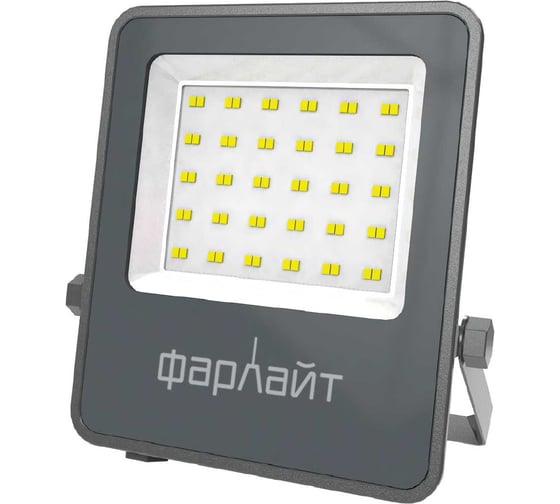 Изображение товара Прожектор светодиодный Фарлайт СДО Акцент 50Вт 5000К IP65 серый корпус ПОЛНОРАЗМЕРНЫЙ FAR002364