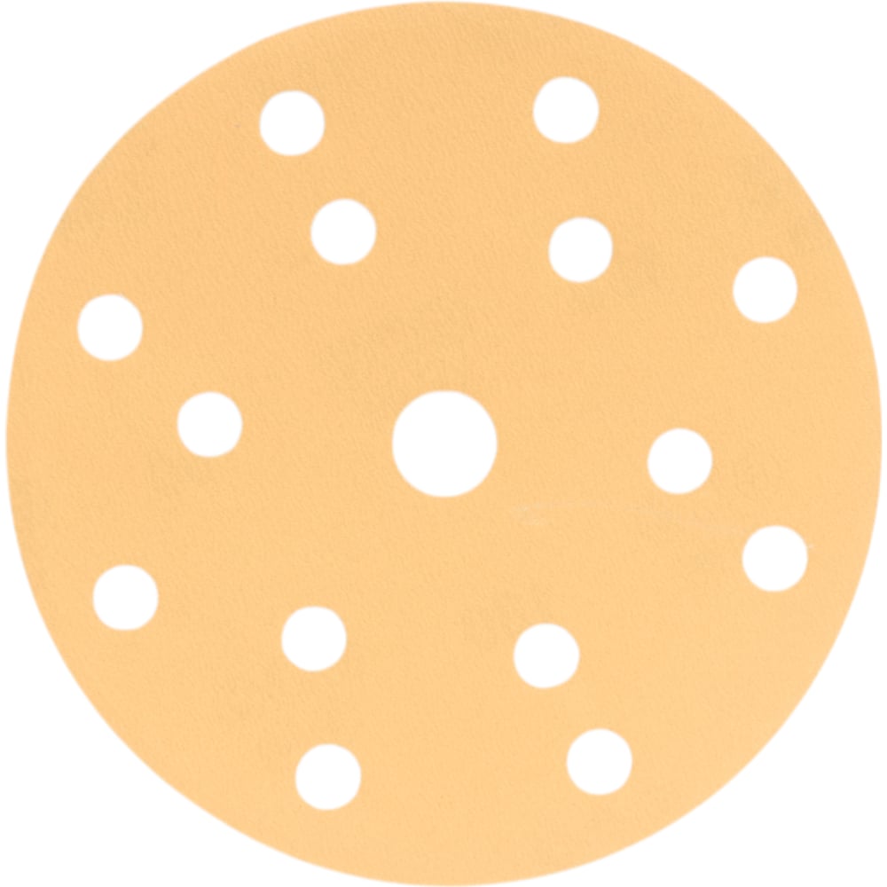 Изображение товара Шлифовальный круг Interflex Gold AP215C 150 мм, на липучке, 15 отверстий, Р180 3127183315