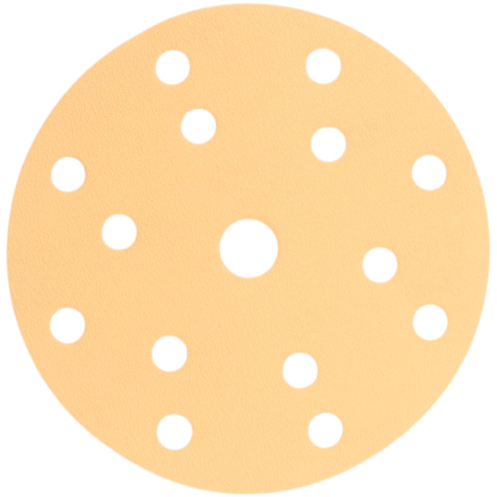 Изображение товара Шлифовальный круг Interflex Gold AP215C 150 мм, на липучке, 15 отверстий, Р150 3127153315