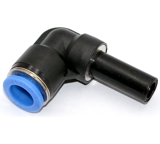 Изображение товара Фитинг пневматический цанговый HIMPT PLJ 10, пластиковый, L-образный 00-00012571