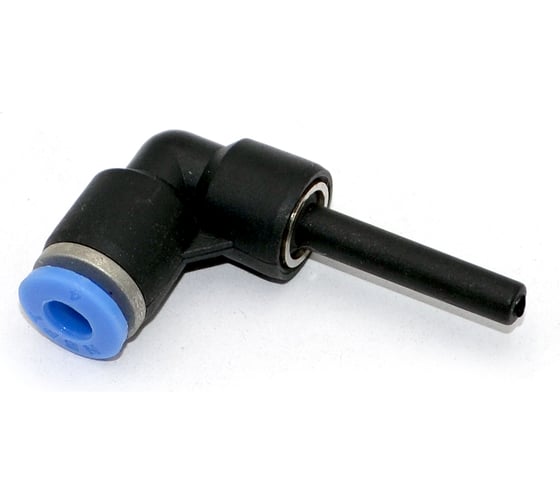 Изображение товара Фитинг пневматический цанговый HIMPT PLJ 4, пластиковый, L-образный 00-00012568