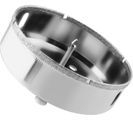 Изображение товара Коронка с центрирующим сверлом по стеклу и керамике (95х55 мм) Vertextools 336-95-55