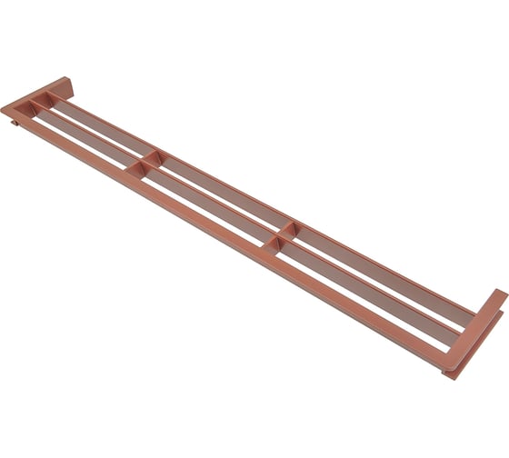 Изображение товара Решетка вентиляционная для цоколя (390х65 мм; вишневая) Volpato 2190-449-CL
