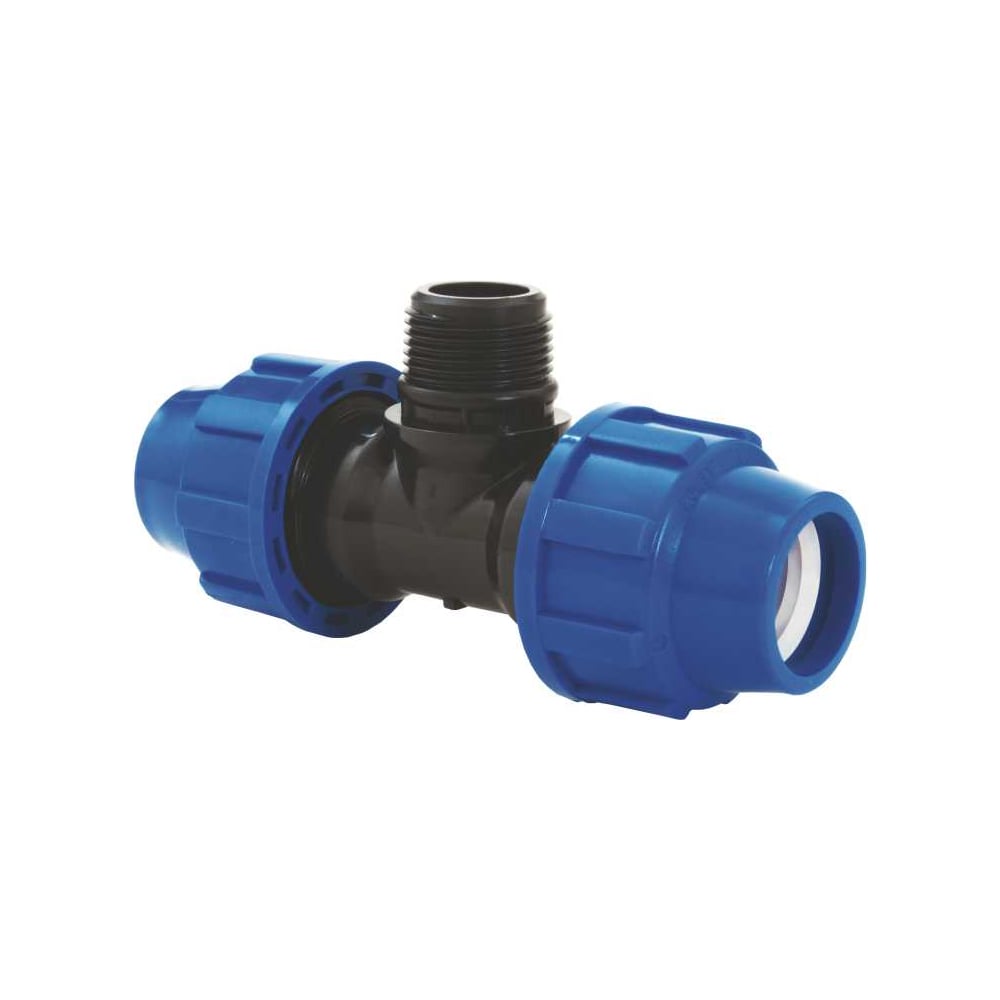 Изображение товара Тройник Poliext 50хН1 1/2х50 PN16 полиэтиленовый для систем водоснабжения