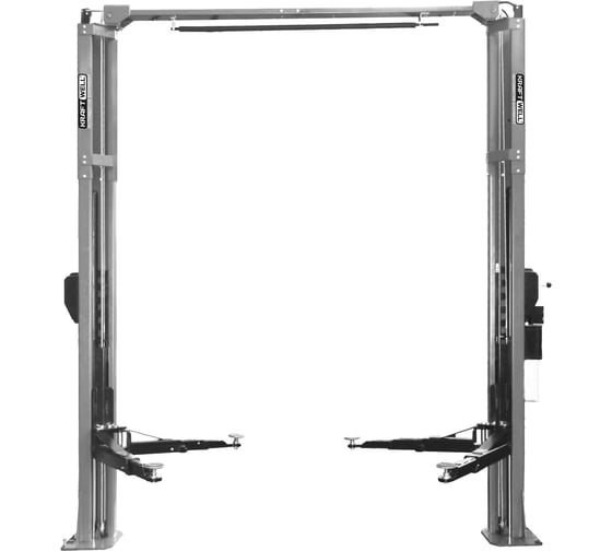 Изображение товара Двухстоечный подъемник KraftWell г/п 4200 кг, электрогидравлический с развернутыми каретками KRW4.2MA