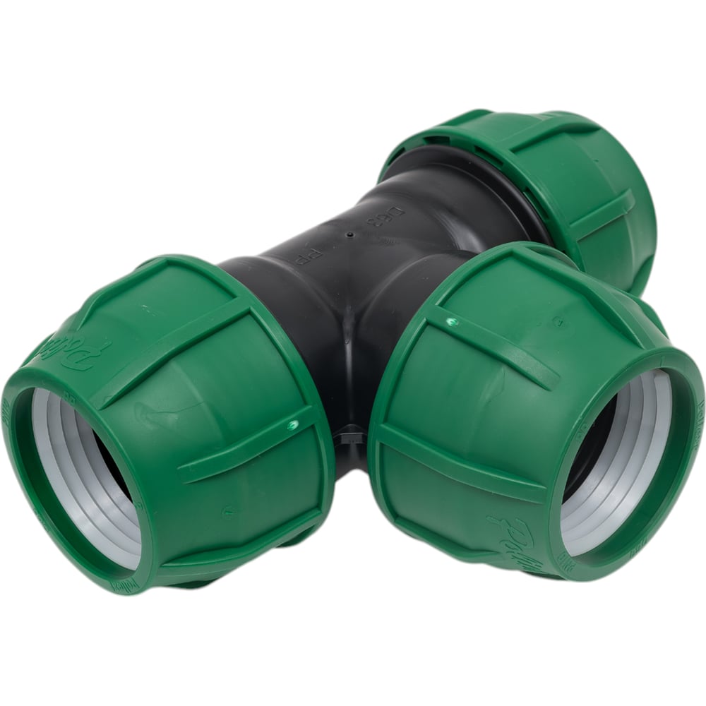 Изображение товара Тройник Poliext 63х63х63, PN10 для труб из полиэтилена