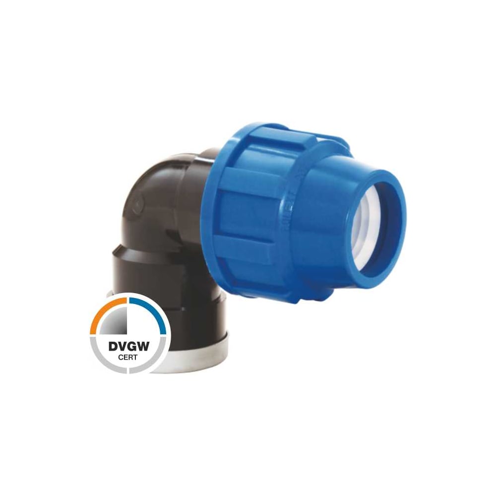 Изображение товара Угол Poliext 50 В1 1/2, PN16, полиэтилен, резьбовой, 50 мм