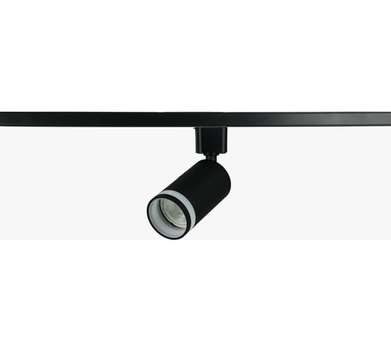 Изображение товара Трековый светильник ЭРА однофазный TR77 GU10 BK под лампу GU10 черный Б0063926