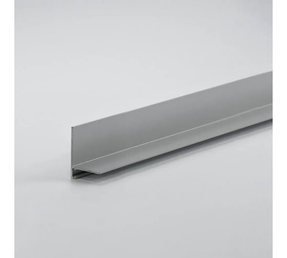 Изображение товара Микроплинтус РУССКИЙ ПРОФИЛЬ 16-20 мм, 2,4 м, анод. серебро, матовый 4680427130830