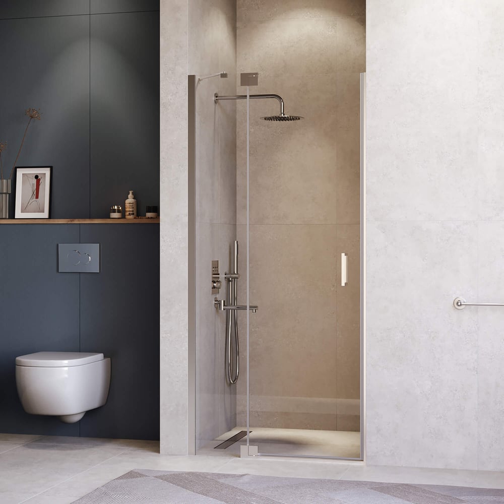 Изображение товара Душевая дверь RGW HO-014 110x200 см хром прозрачное стекло 8 мм EasyClean