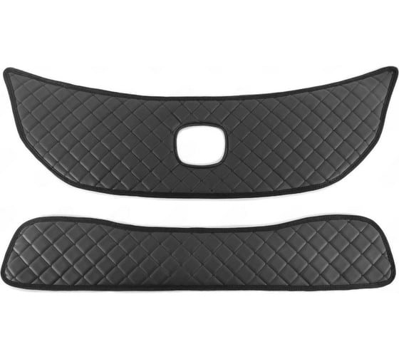 Изображение товара Утеплитель радиатора Defly для Honda Freed, 2011-2014, рестайлинг, экокожа черная ZHon9-2KR