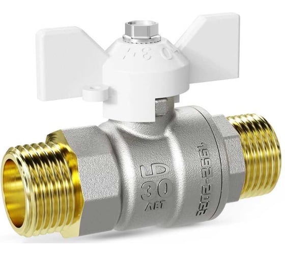 Изображение товара Шаровой кран LD Pride 47.20.Н-Н.Б (white) LD 47.314.20 W