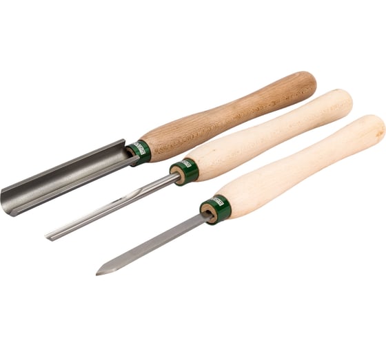 Изображение товара Комплект токарных резцов черновых 3 шт Record Power 51726