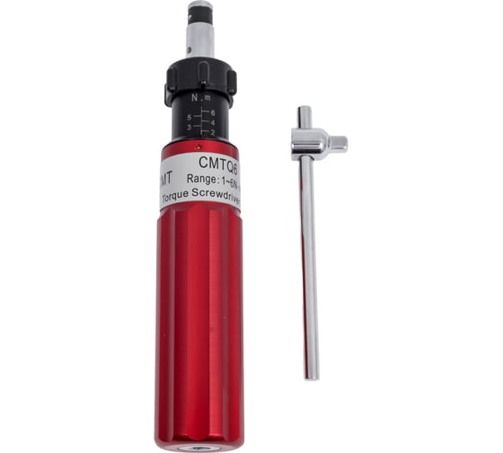 Изображение товара Отвертка динамометрическая CMT 1-6 Nm. градация 0,1 Nm.1/4", L-187 mm/D-35 mm/ 0,4 кг DFZ Q-6 CMTQ-6