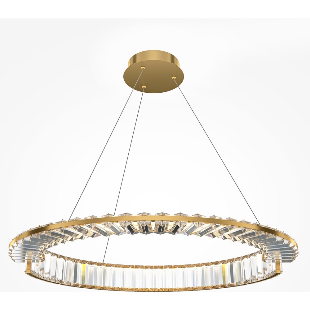 Изображение товара Подвесной светильник MAYTONI Krone с прозрачным плафоном и встроенными светодиодами