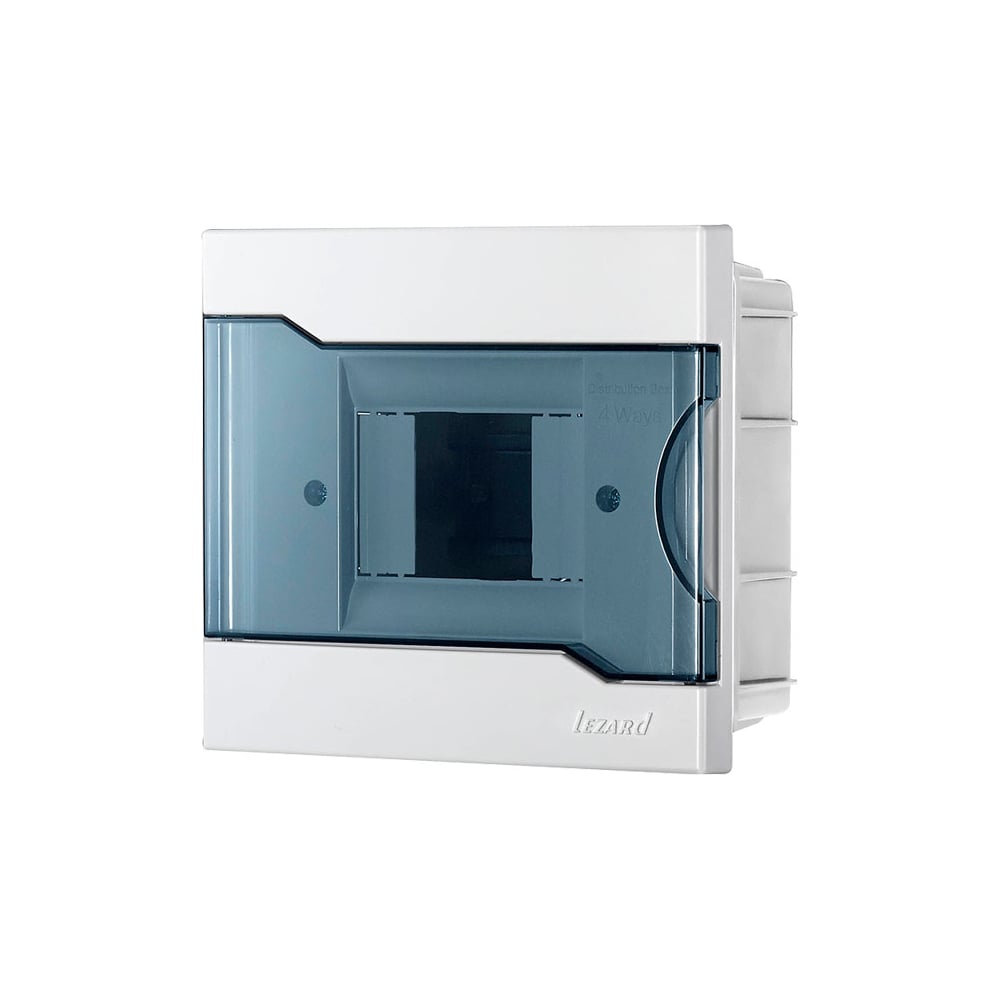 Изображение товара Бокс внутренний с прозрачной крышкой Lezard ЩРВ-П-4 для 4 модулей IP40