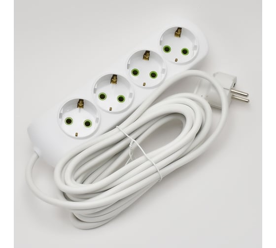 Изображение товара Удлинитель Lezard LETITIA с заземлением 4 входа 5 метра 721-0405-401