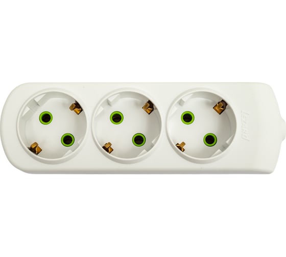 Изображение товара Колодка Lezard LETITIA с заземлением 3 входа 721-0300-301