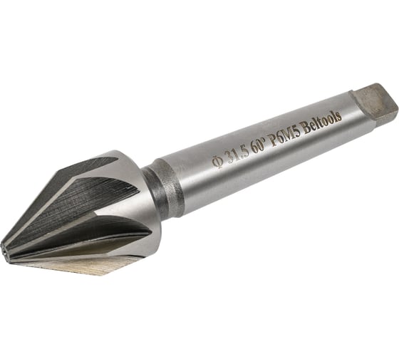 Изображение товара Зенковка 31,5 60 гр. Р6М5 к/хв КМ2 Z-8 ГОСТ 14953-80 dmin 7,0мм Beltools ri.108.204