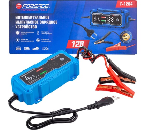 Изображение товара Устройство зарядное импульсное для АКБ Forsage F-1204(60929)