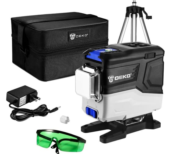 Изображение товара Лазерный самовыравнивающийся профессиональный уровень DEKO LL12-HVR SET 2 065-0105