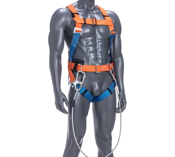 Изображение товара Страховочная привязь ОкаПром УСП-2Жр СП-3+Строп Б, трос OP-039