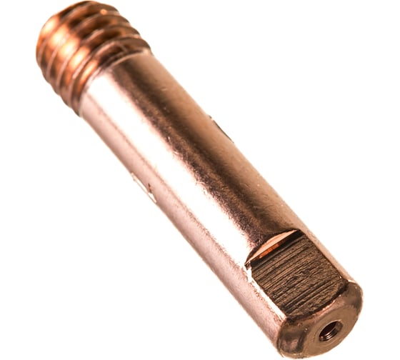 Изображение товара Наконечник сварочный прямой (10 шт; E-CU; М6; 1.0 мм) Сварог MS ICU0003-10R 97117