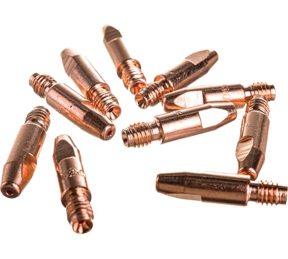 Изображение товара Наконечник сварочный (10 шт; E-CU; М6; 1.2 мм) Сварог MS ICU0004-12R 97112