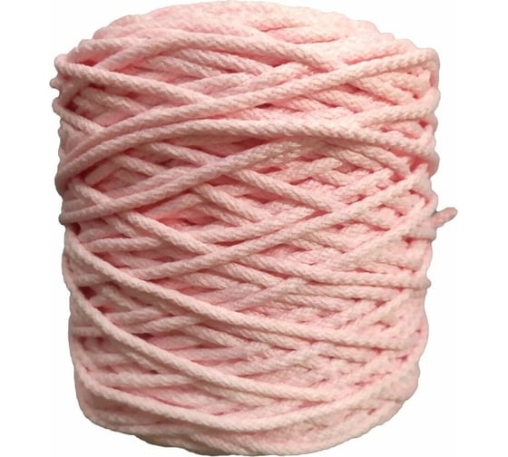 Изображение товара Полиэфирный шнур ЭБИС 5 мм 200 м светло-розовый № 226 75338