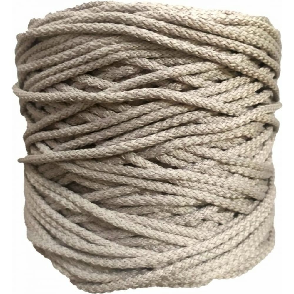 Полиэфирный шнур Эбис шнур для вязания 100% полиэфир ширина 4 мм 50м изумруд