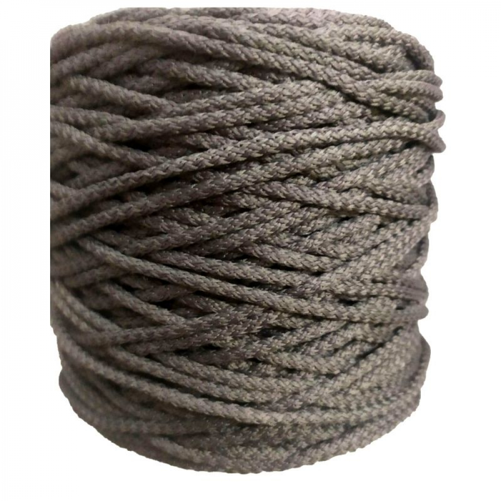 Полиэфирный шнур Эбис шнур для вязания 100% полиэфир ширина 4 мм 50м изумруд