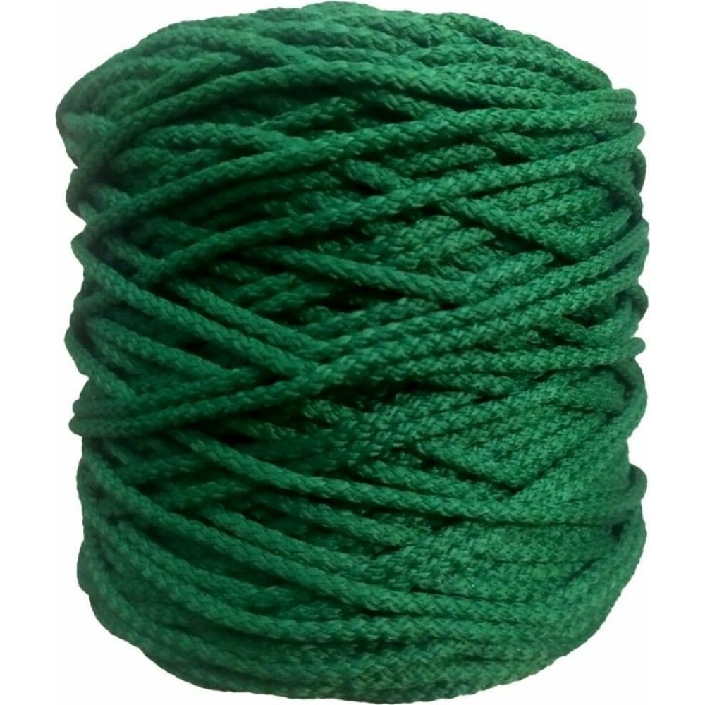Полиэфирный шнур Эбис шнур для вязания 100% полиэфир 1мм 200м 75±10гр 12 темно серый